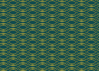Luxury seamless pattern design Repeatable background Decorative and linear style 