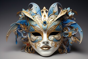 Elegant masquarade venetian mask. carnivale mask.