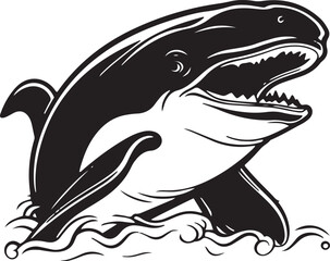 Whale Mascot Graphics