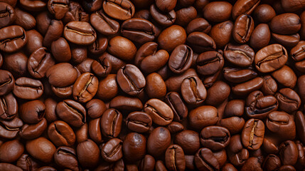 Obraz premium Coffee bean texture background artisan cafe loft style