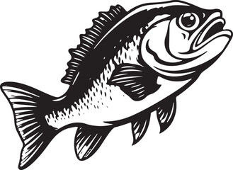 Bass Fish Mascot Graphics