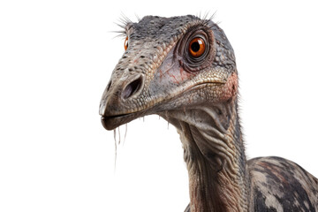Compsognathus Agile Predator on a White or Clear Surface PNG Transparent Background