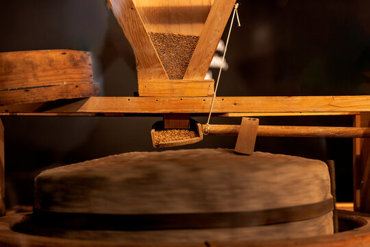 Old mill for grinding corn and making flour.