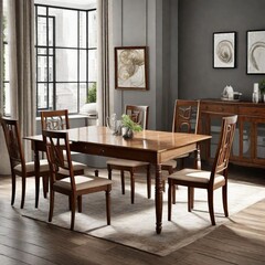 Fototapeta na wymiar dining room with table