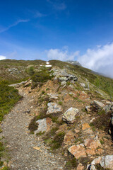 Landscape of Lienz Dolomites in Austria.