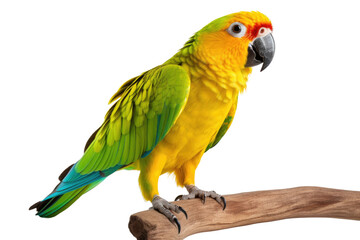 Parrot Colorful Aviator on a White or Clear Surface PNG Transparent Background