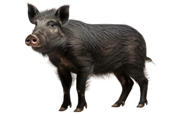 Pot Bellied Pig Domestic Porcine Companion on a White or Clear Surface PNG Transparent Background