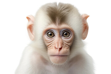 Rhesus Macaque Versatile Primate Species on a White or Clear Surface PNG Transparent Background