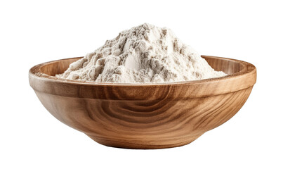 bowl of flour isolated on transparent background - Powered by Adobe
