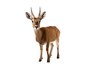 Saola Deer on a White or Clear Surface PNG Transparent Background