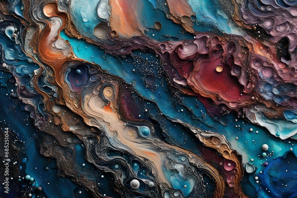Poster craft a captivating graphic resource featuring the dynamic and swirling textures of a galaxy-themed 