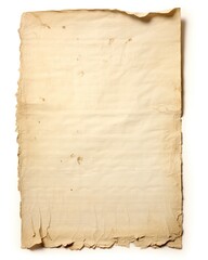 Cream-Hued Blank Page in Parchment Style