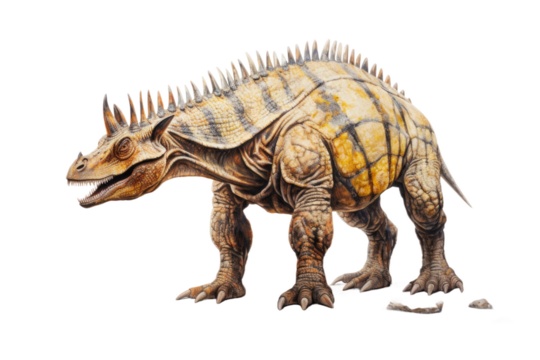 Stegoceras Cretaceous Head Butter on a White or Clear Surface PNG Transparent Background