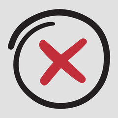 Icon No. Mark. Vector