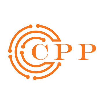 CPP letter design. CPP letter technology logo design on white background. CPP Monogram logo design for entrepreneur and business