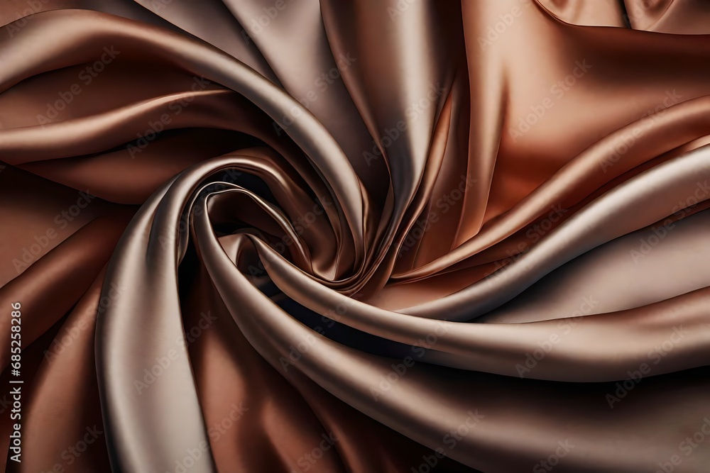 Poster design a visually appealing graphic resource featuring a close-up of a silky fabric texture with a d
