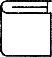 Obraz premium editorial, book cover icon grunge style vector