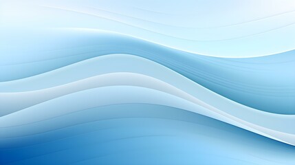 Gradient Background in light blue and white Colors. Elegant Display Wallpaper with soft Waves