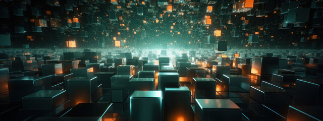 Macro shot capturing the essence of a four-dimensional space.