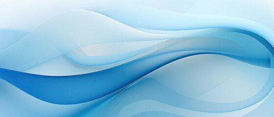 Dynamic blue wave pattern with undulating lines.