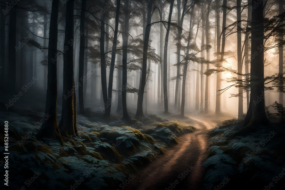 Poster craft a visually compelling graphic resource featuring emphasize the interplay of light and shadows,