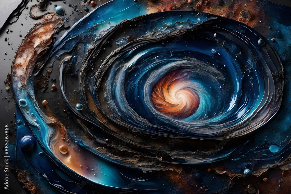 Aufkleber craft a visually compelling graphic resource featuring the dynamic and fluid textures of a swirling 