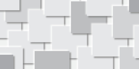Abstract paper rectangle design grey background .Abstract grey geometric square pattern, texture background with shadow. Vector illustration. template for poster, banner, wallpaper many more. 