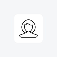 Women, Femininity, Empowerment, line icon, outline icon, pixel perfect icon