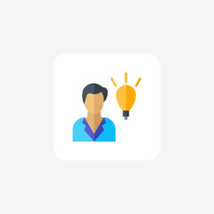 Entrepreneurship, Business, Startup, flat color icon, pixel perfect icon