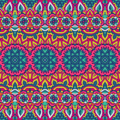Ethnic Textile Print Seamless Pattern