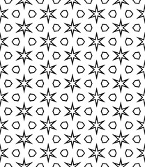 Fototapeta premium Black seamless abstract pattern. Overlay for background and backdrop. Ornamental design. PNG graphic illustration with transparent background.