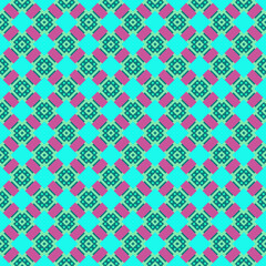 Multi color seamless abstract pattern. Background and backdrop. Multi Colored. Colorful ornamental design. Colored mosaic ornaments. Vector graphic illustration. EPS10.