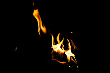 Fire flame texture. Burning material backdrop. Burn effect pattern. Blaze and torch wallpaper. Heat...