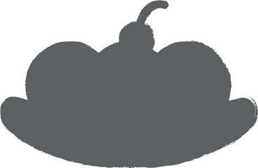 fruit ice cream colored dusk style icon grunge style vector