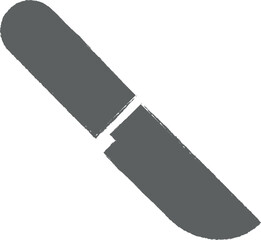 laboratory, scalper icon grunge style vector
