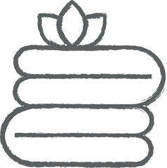 Spa, mall, shopping icon grunge style vector