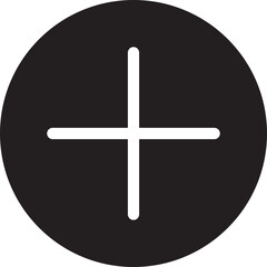 Fototapeta premium Plus sign icon