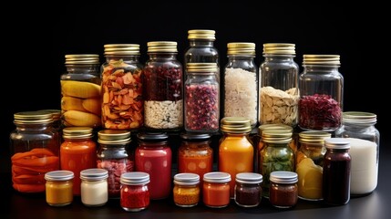 A variety of dietary supplements and vitamins UHD wallpaper