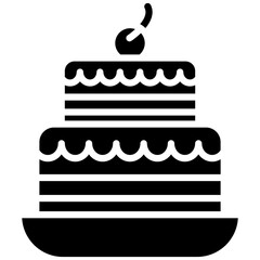 Two Layered Cake Icon