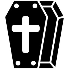 Obraz premium Coffin Icon