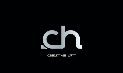 CH, HC, C, H abstract letters logo monogram