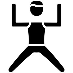 Person Exercising Icon