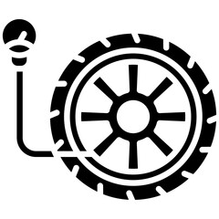Obraz premium Tire Pressure Icon