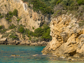Fototapeta na wymiar Die Insel Korfu im Mittelmeer