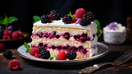 Cheese Cake with berries