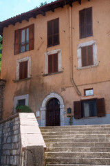 Fototapeta premium Leonessa, historic town in Lazio, Italy