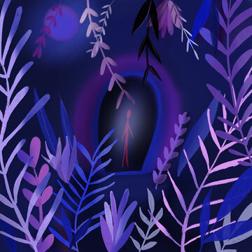 purple plants