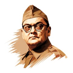 SUBHASH CHANDRA BOSE- 23 JANUARY VECTOR