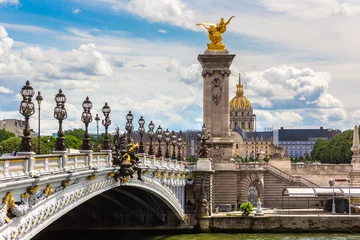 Papier Peint photo autocollant Pont Alexandre III Bridge Pont Alexandre III in Paris, France