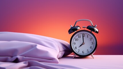 Alarm clock purple UHD wallpaper